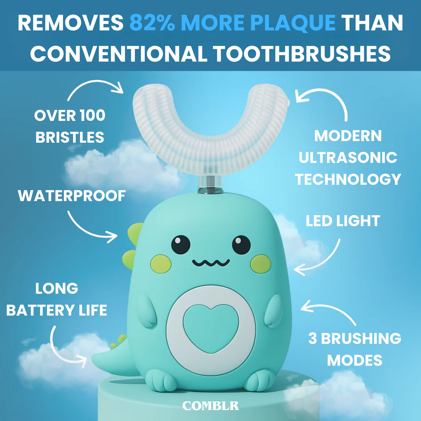 Comblr™ 360° Kids Toothbrush